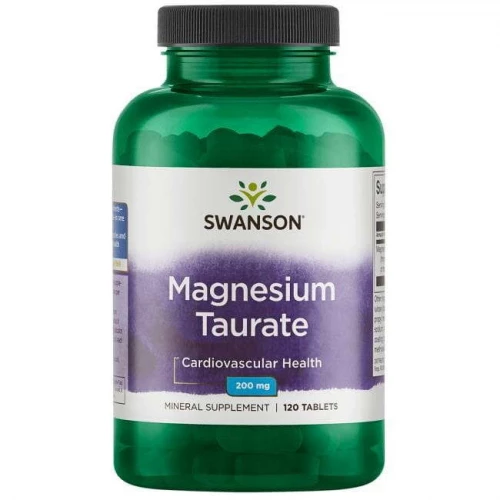 Swanson - Magnesium (Taurate) - 120 tabletek Swanson - Magnesium (Taurate) - 120 tabletek
